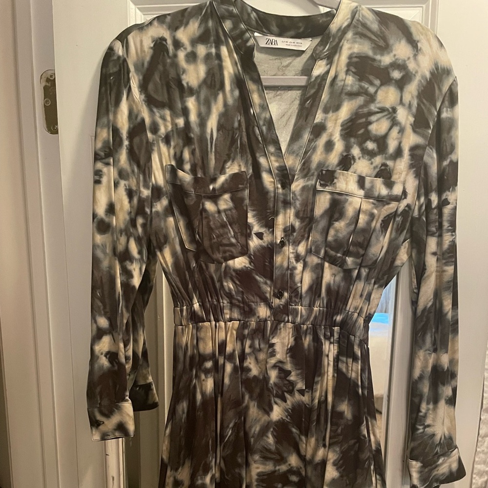 Zara tiedye dress